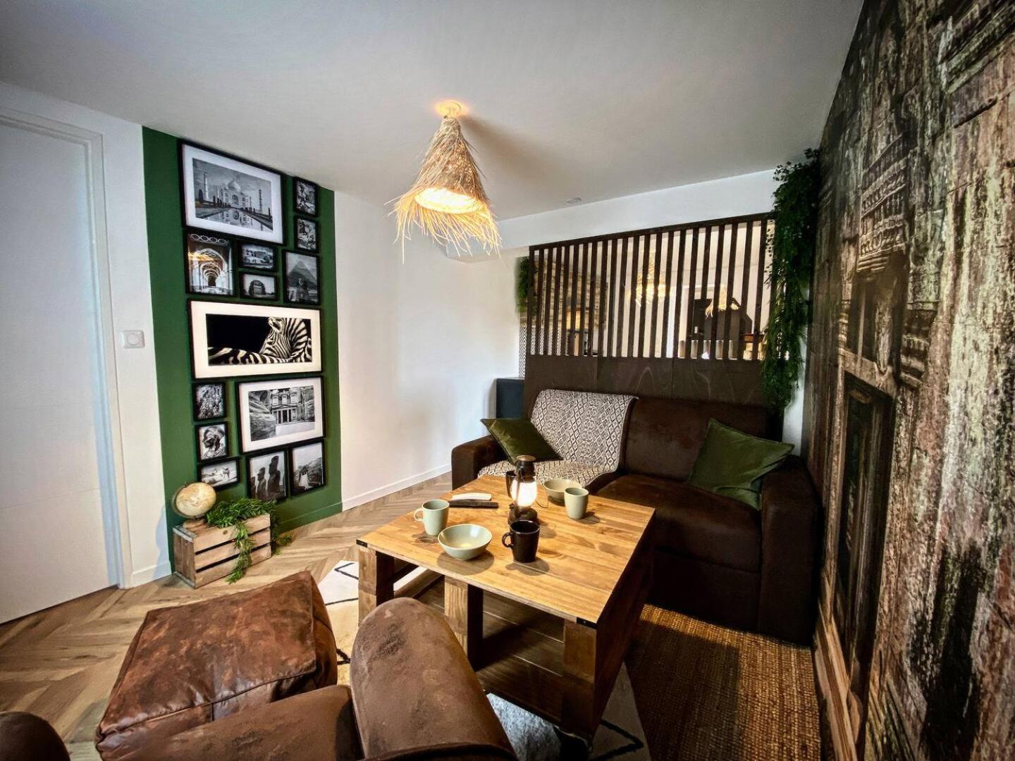 L'Expedition - Best Keys - Experience Unique - Deco Immersive - Lit Queen Size & Canape Convertible - Centre Ville - Netflix & Wifi Illimite - Check-In Autonome - Parking Gratuit Villeneuve-sur-Yonne Exterior foto